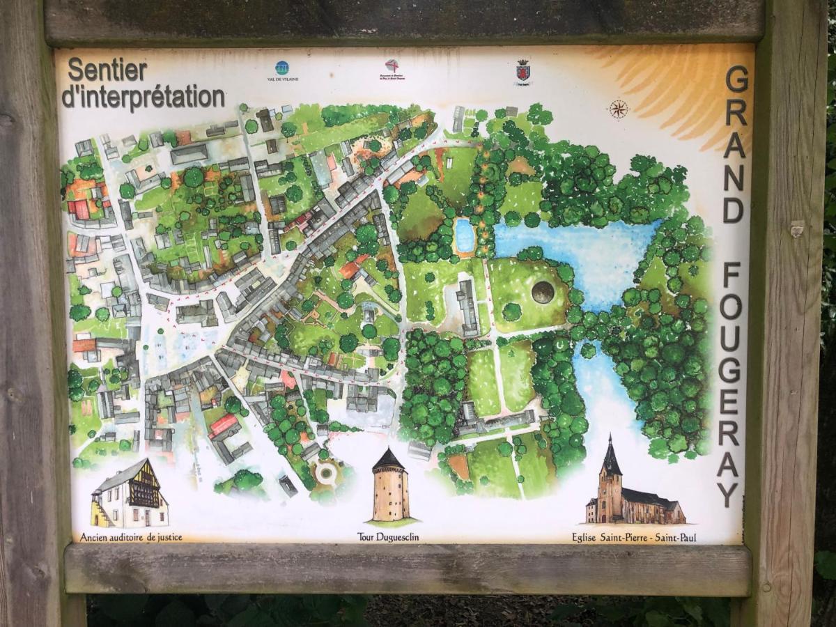L'Etape De La Tour Leilighet Grand-Fougeray Eksteriør bilde